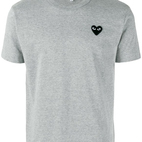 Comme des Garçons Play Grey T-Shirt - Picture 2 of 3